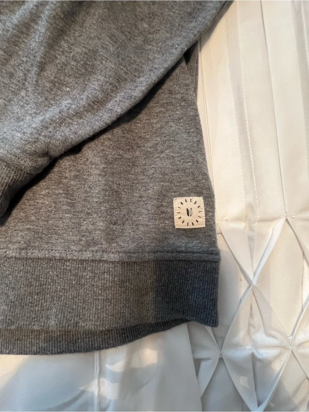 Linksoul Men's Zip-Neck Sweaters (2) - Gray & Teal Blue